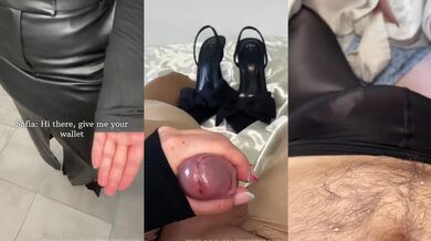 Nylon Slave Training POV ruined her sissy milking