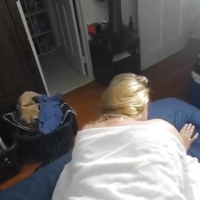 POV Face to Face Fucking in a White Dress