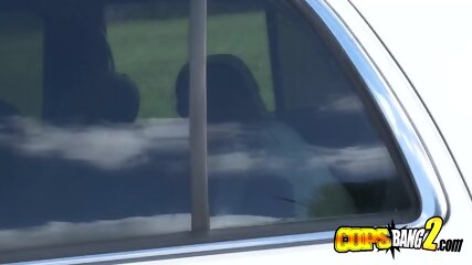 Naughty big titty MILF is riding a big black shlong just for fun!