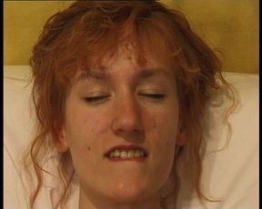 Redhead Vicky and the Strong Dildo