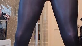 Pantyhose cum compilation: massive cock edition