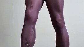 Pantyhose cum compilation: massive cock edition