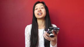 Deepthroat a dildo for Goddess