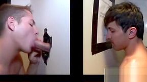 Gay straight amateur gloryhole blowjob cumshot