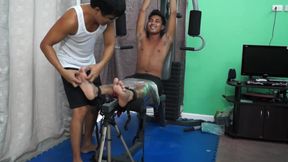 Ticklish Gym Buddies