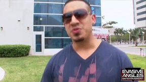 EVASIVE ANGLES Young White Booty World. Macy rubs her nipples as he thrusts in and out of her hungry hole, and pulls out only to bust his nut right into her mouth.