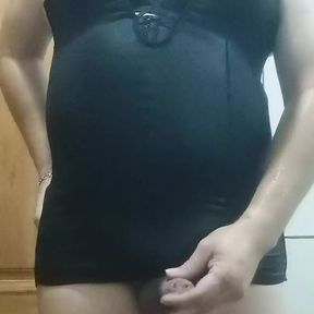 Sissy masturbating crossdressing