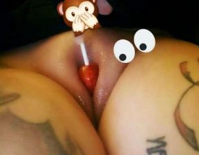 FUCKING MYSELF WITH MY BLOW POP SUCKER