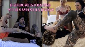 Ballbusting, Foot Worship With Samantha Knoxx