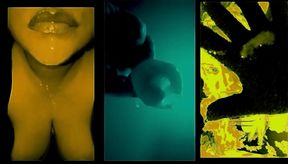 Feel his semen in his mouth condom drain version