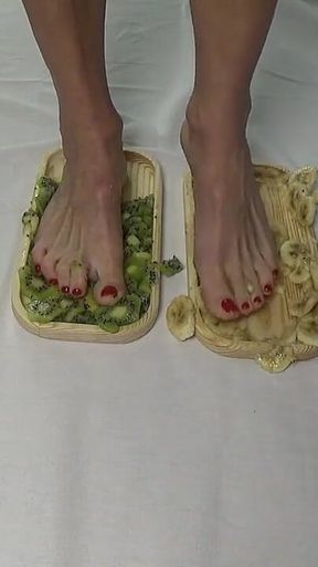 I Trample the Fruit with My Feet. Lick My Legs
