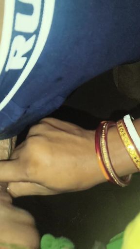Indian Wife Took Her Husband's Penis Juice in Her Mouth