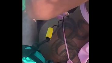 Young Latina wife cheats on her husband with a hot instructor on a jet ski