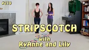 Violet fiery red hair and Sophie wild Strip on Spades game