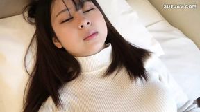 Asian Angel sucks and humps cock
