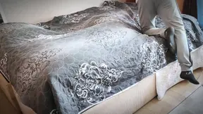 Perfect body Iranian college girl takes cum in the morning