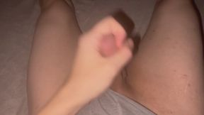 Slap and Jerking off ðŸ˜£ realizing that on time Daddy