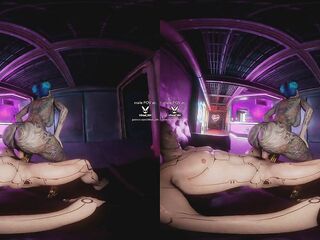 Cheri Nowlin giving u a proper Reception at Clouds nightclub, Cyberpunk 2077 parody