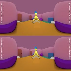 Simpsons Porn - Marge Rides YOU in VR