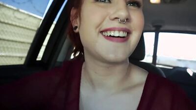 Redhead Teen Ambushed in Car by Black Man