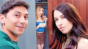 Alex Coal, Max Fills And Petite Girl In Stepsis Desperate To Fuck Her Stepbro Gets Help From