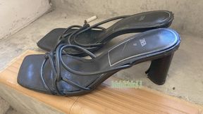 Cum Neighbor Sexy Black High Sandals