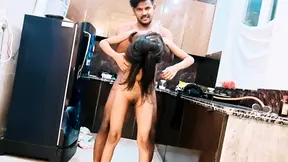 Desi girlfriend with big boobs gets fucked by her boyfriend in a hot