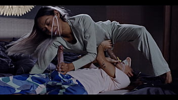 Sleepover turns into a cum fest with big-dicked futa girls