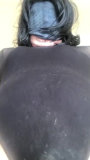 Floppy-clit, Plugged Sissy Cums in Leotard