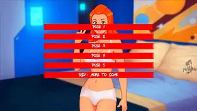 Blonde Redhead Spy on Busty Monster Girls Hot Tryst – Wild Hentai Action
