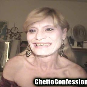 Ghetto Granny Bride Geezer Gremlin Sucks Younger Filthy Dick!