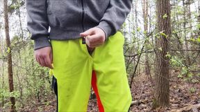 working guy releases a week&#039;s load of cum