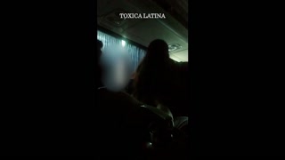 Part 2 sex jumping with the cock stuck in the pussy🤫 in public with unknown girl on the bus