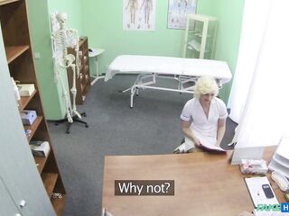 Fake Hospital - Wicked Nurse Uses Her Tongue to Heal Hot Patient in a Steamy Hospital Room