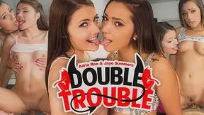 Double Trouble - WankzVR - VR Porn Video - SexLikeReal