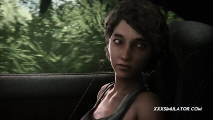 Small Boobs Skinny Girl Rougly Fucked in Car  FHD 3D Animation