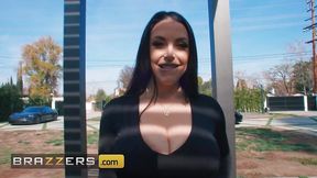 Angela White grinds on JMac in outdoor passion