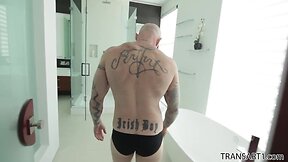 Trans Icon Buck Angel Fucks with Two TS Babes