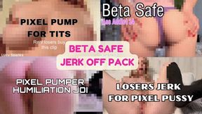 ONLY CENSORED BETA SAFE JOI STARTER PACK HUMILIATION SLAVE TRAINING Lucy Spanks pixel fetish pixel pumper porn