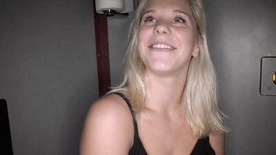 Blonde Girl Tries BBC