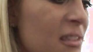 mom with gigantic hooters fucking rough with huge fake-dick