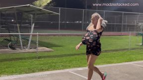 Spying on Madz in Public (Voyeur)