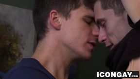 Twinks Kory Houston and Troy Accola fucking with passion