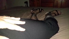 Pantyhose and Stockings Layered