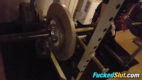 ”Meaty Latina babe working on those glutes”