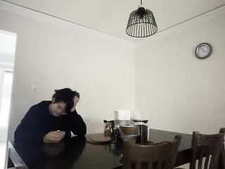 Eating cereal alone in the darksome. I abhor my banging life