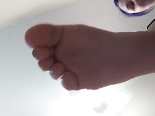 Clean my toes thrall or I'll step on you