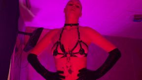 Latex Dominatrix - Strap-on, Whip &amp; Absolute Obedience Tease