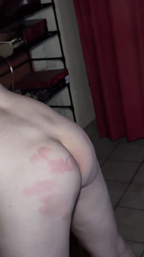 I whip my submissive in the hope to regain my motivation   Clip 1