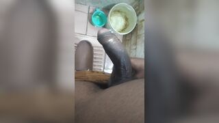 Tamil10inches BIG BLACK COCK display